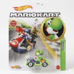 Carrinho Hot Wheels Mario Kart - Yoshi Verde (Kart Pipe Frame)