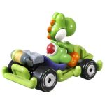 Carrinho Hot Wheels Mario Kart - Yoshi Verde (Kart Pipe Frame)