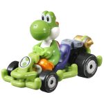 Carrinho Hot Wheels Mario Kart - Yoshi Verde (Kart Pipe Frame)
