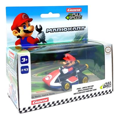 Carrinho Mario 1:43 - Mario Kart – Fricção Pull-Back – Carrera Play