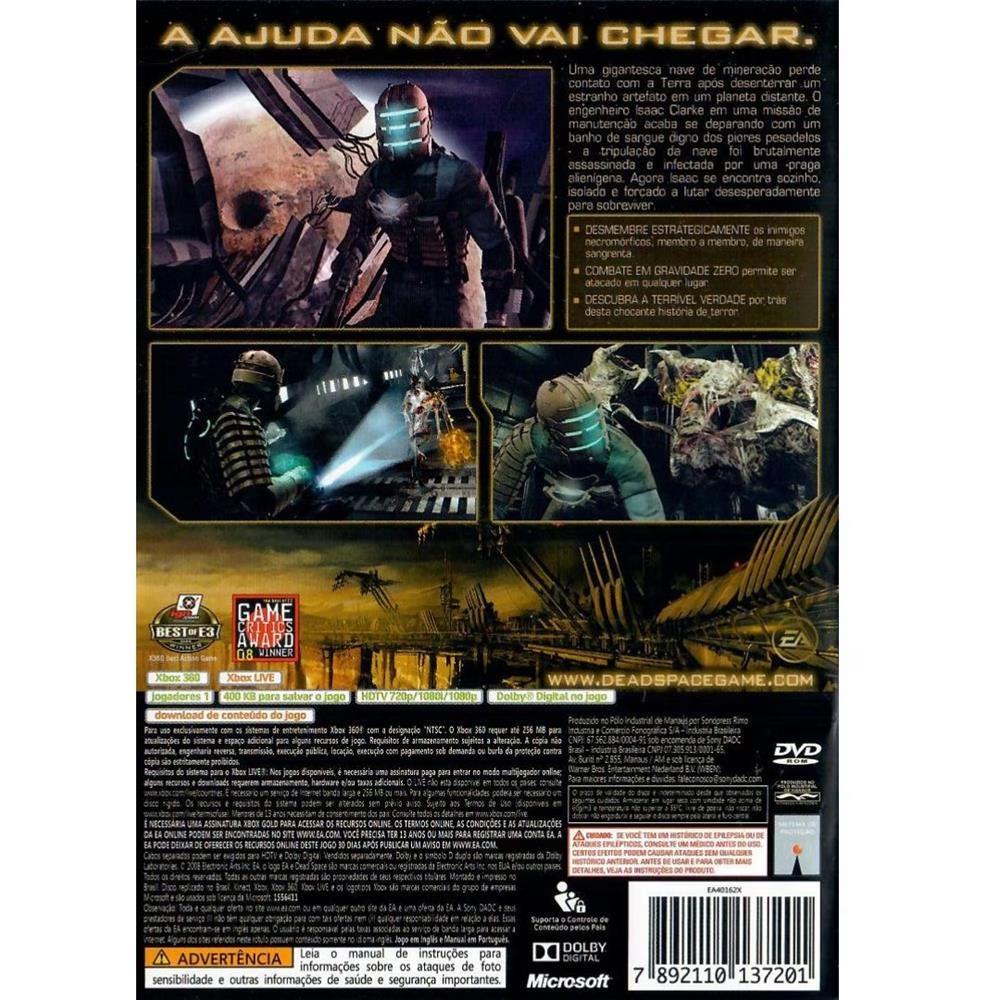 Dead Space - Xbox 360 (Usado) (Mancha)