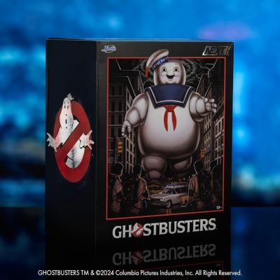 Diorama Ghostbusters Stay Puft E Nano Ecto-1 Die-Cast - Jada Hollywood Rides