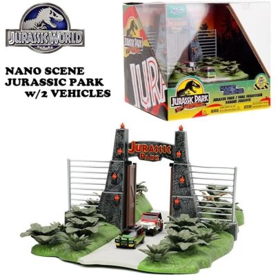 Diorama Jurassic Park Jurassic Gate Nano Scene - Jada Hollywood Rides