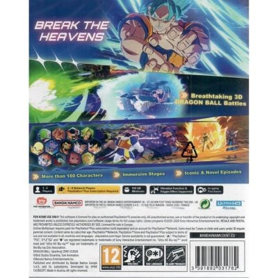 Dragon Ball Sparking Zero - Ps5 (Novo) (Europeu)