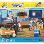 Empilhadeira Cobi Action Town 1668 – Blocos De Montar (90 Peças)