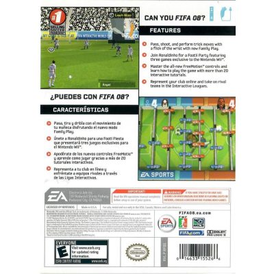 Fifa Soccer 08 - Nintendo Wii (Seminovo)