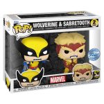 Funko Pop! 2-Pack Marvel Wolverine 50Th - Wolverine & Sabretooth (Showdown)