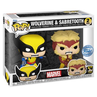 Funko Pop! 2-Pack Marvel Wolverine 50Th - Wolverine & Sabretooth (Showdown)