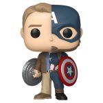 Funko Pop! Marvel The Infinity Saga – Steve Rogers / Captain America (Split) #1512 (Exclusive) Funko Pop! Marvel The Infinity Saga - Steve Rogers / Captain America (Split) #1512 (Exclusive)