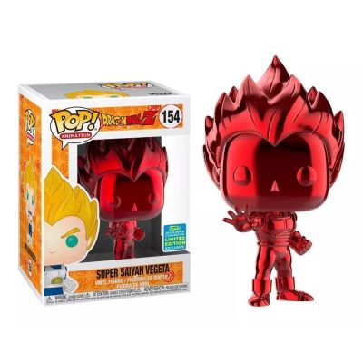 Funko Pop Super Saiyan Vegeta (Red Chrome) #154 (Exclusive 2019 Summer Convention)