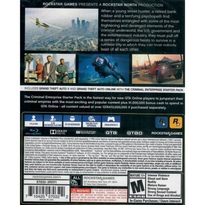 Gta V Premium Edition - Ps4 (Novo)