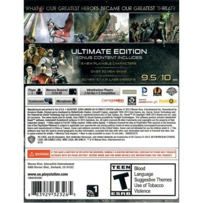 Injustice Ultimate Edition - Psvita (Seminovo)