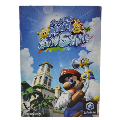 Manual Super Mario Sunshine Em Português - Gamecube