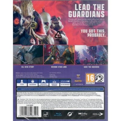Marvel Guardians Of The Galaxy - Ps4 (Novo) (Europeu)
