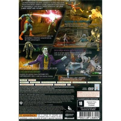 Mortal Kombat Vs Dc Universe - Xbox 360 (Platinum Hits) (Seminovo)