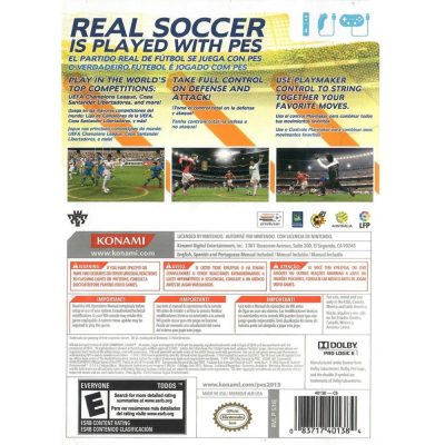 Pes 2013 - Nintendo Wii (Usado)