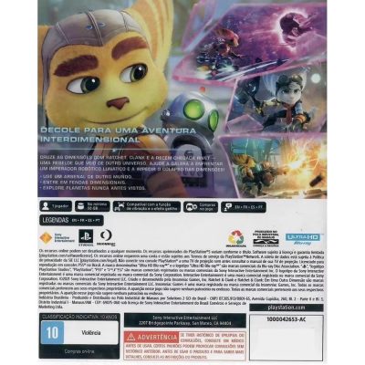 Ratchet And Clank Em Uma Outra Dimensão - Ps5 (Usado)