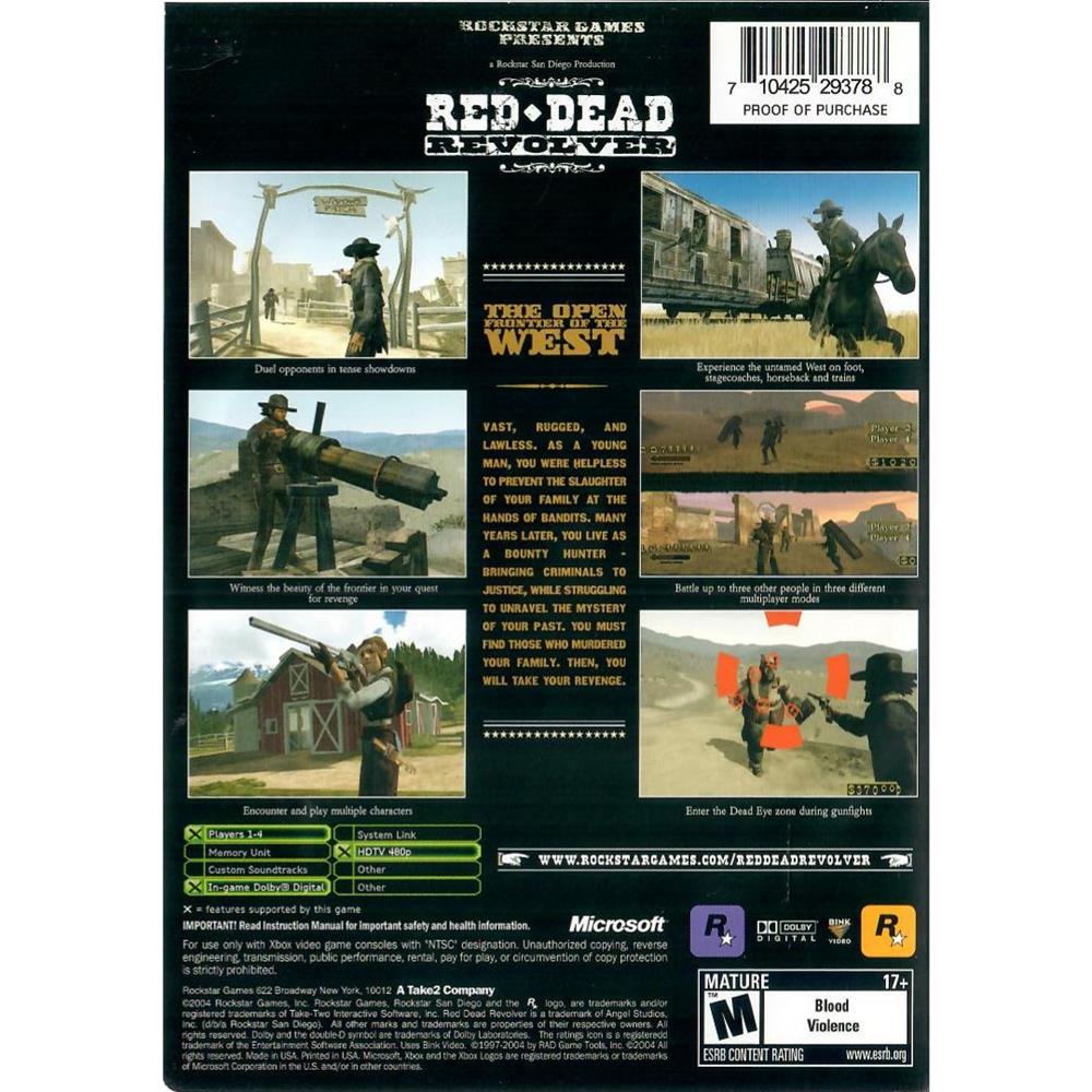 Red Dead Revolver - Xbox (Seminovo)