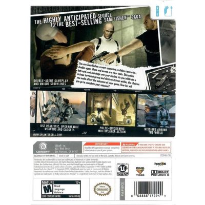 Splinter Cell Double Agent - Nintendo Wii (Seminovo)