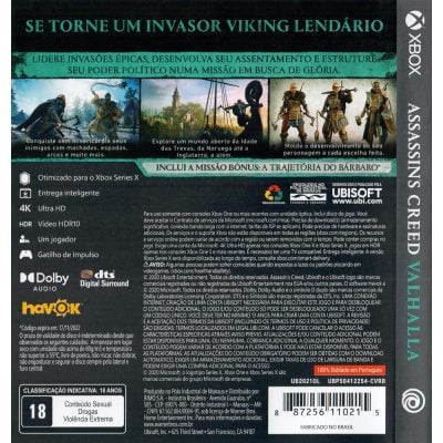 Assassins Creed Valhalla - Xbox One/Xbox Series X (Usado)