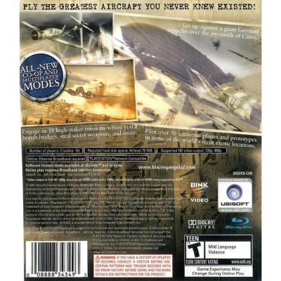 Blazing Angels 2 Secret Missions Of Ww2 - Ps3 (Usado)