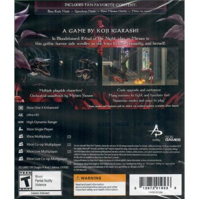 Bloodstained Ritual Of The Night - Xbox One (Novo)