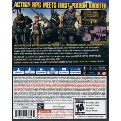 Borderlands Game Of The Year Edition - Ps4 (Novo)