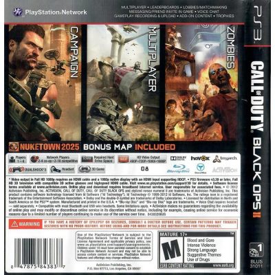 Call Of Duty Black Ops Ii - Ps3 (Seminovo)