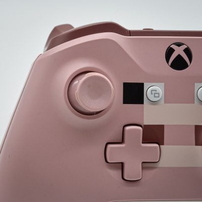 Controle Sem Fio Xbox One - Edição Especial Minecraft Pig (Rosa) - Original Microsoft