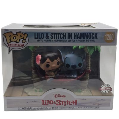 Funko Pop Disney - Lilo & Stitch In Hammock 1200 (Moments) (Special Edition) (Sem Acrilico) (Com Detalhe)