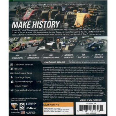 F1 2017 - Xbox One (Novo)