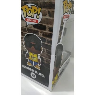 Funko Pop! Rocks - The Notorious B.I.G. (With Jersey) #78 (Caixa Amassada)