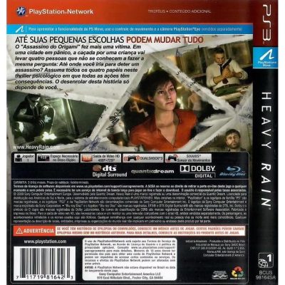 Heavy Rain - Ps3 (Greatest Hits) (Seminovo)