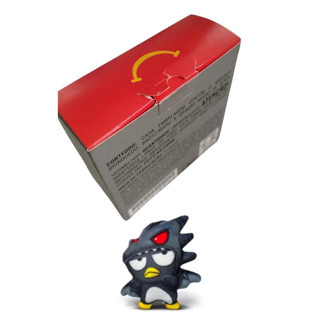 Hello Kitty By Sanrio - Yu-Gi-Oh! X Hello Kitty And Friends - Badtz-Maru Red-Eyes Black Dragon (Mac Donalds)
