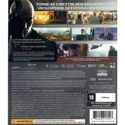 Hitman A Primeira Temporada Completa - Xbox One (Usado)