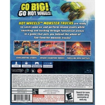Hot Wheels Monster Trucks Stunt Mayhem - Ps4 (Novo)