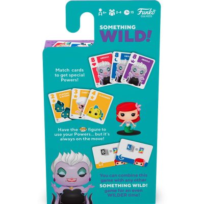 Jogo De Cartas Funko Something Wild! Disney The Little Mermaid Com Ariel (Mini Pop)