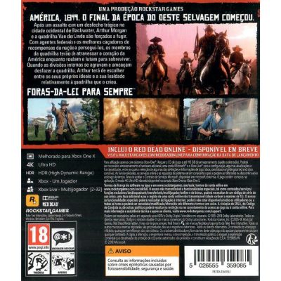 Red Dead Redemption 2 - Xbox One (Usado)