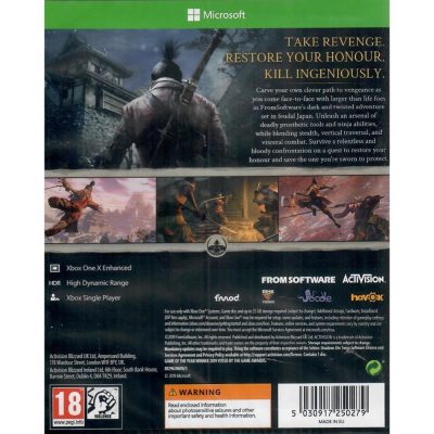 Sekiro Shadows Die Twice Game Of The Year Edition - Xbox One (Novo) (Europeu)