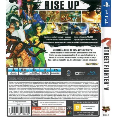 Street Fighter V - Ps4 (Usado)