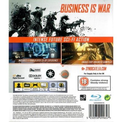 Syndicate - Ps3 (Seminovo) (Europeu)