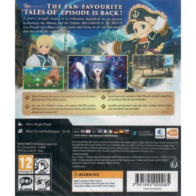 Tales Of Vesperia Definitive Edition - Xbox One (Novo) (Europeu)