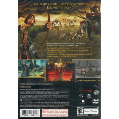 The Lords Of The Rings Aragorn's Quest - Ps2 (Novo)
