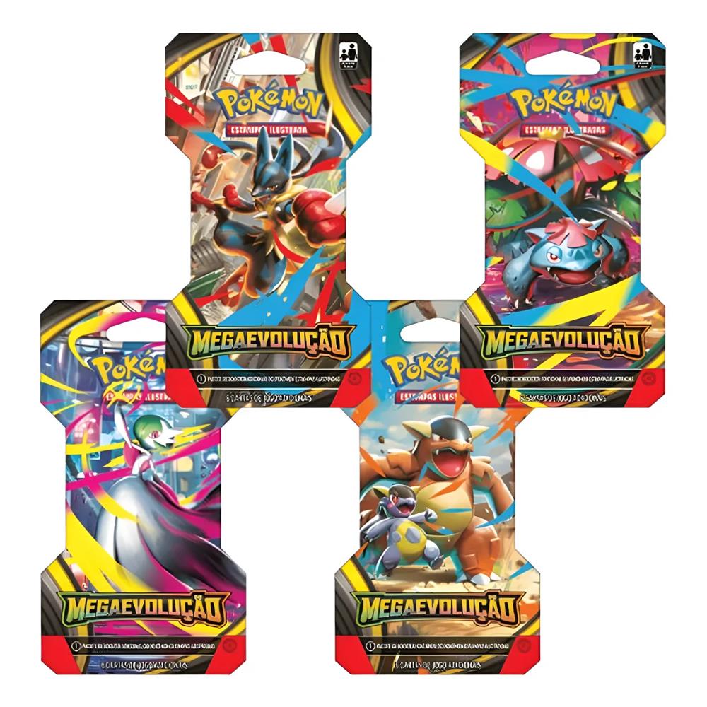 Trading Card Game Pokemon - Blister Mega Evolução (6 Cartas) (01 Blister Sortido)