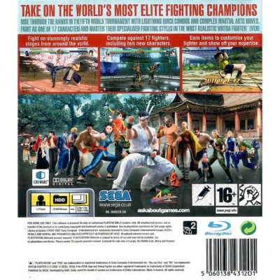 Virtua Fighter 5 - Ps3 (Seminovo) (Europeu)