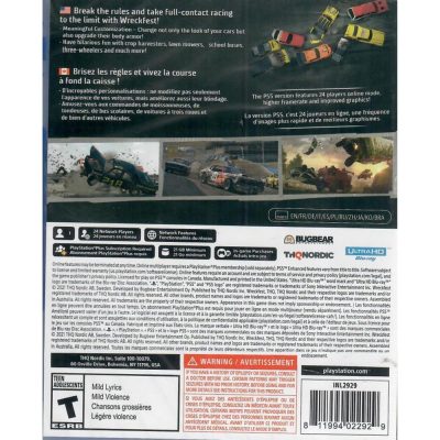 Wreckfest Drive Hard.Die Last. - Ps5 (Novo)
