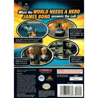 007 Agent Under Fire - Game Cube (Usado) (Disco Craquelado) (Manual Com Detalhe)