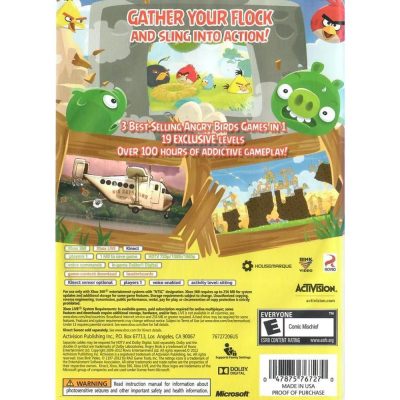 Angry Birds Trilogy - Xbox 360 (Seminovo)