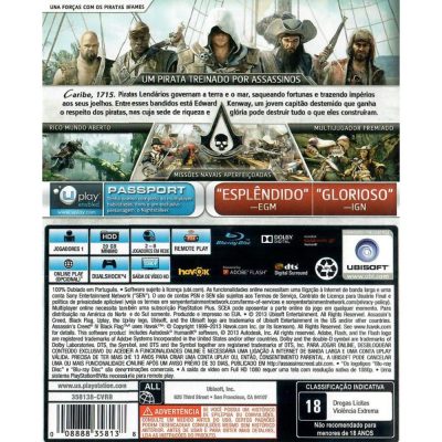 Assassins Creed Iv Black Flag - Ps4 (Seminovo)