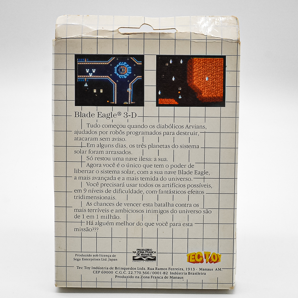 Blade Eagle 3D - Master System (Com Caixa E Manual) (Seminovo)